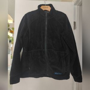Marmot collared  fleece zip up jacket sweater